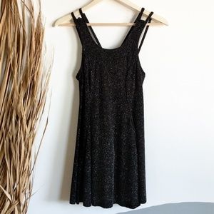 Vintage Mini Sparkle Dress with Bodysuit